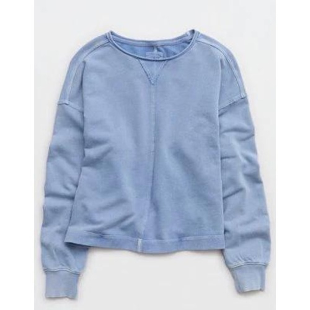 Aerie Sweatshirt Blue Medium New With Tags